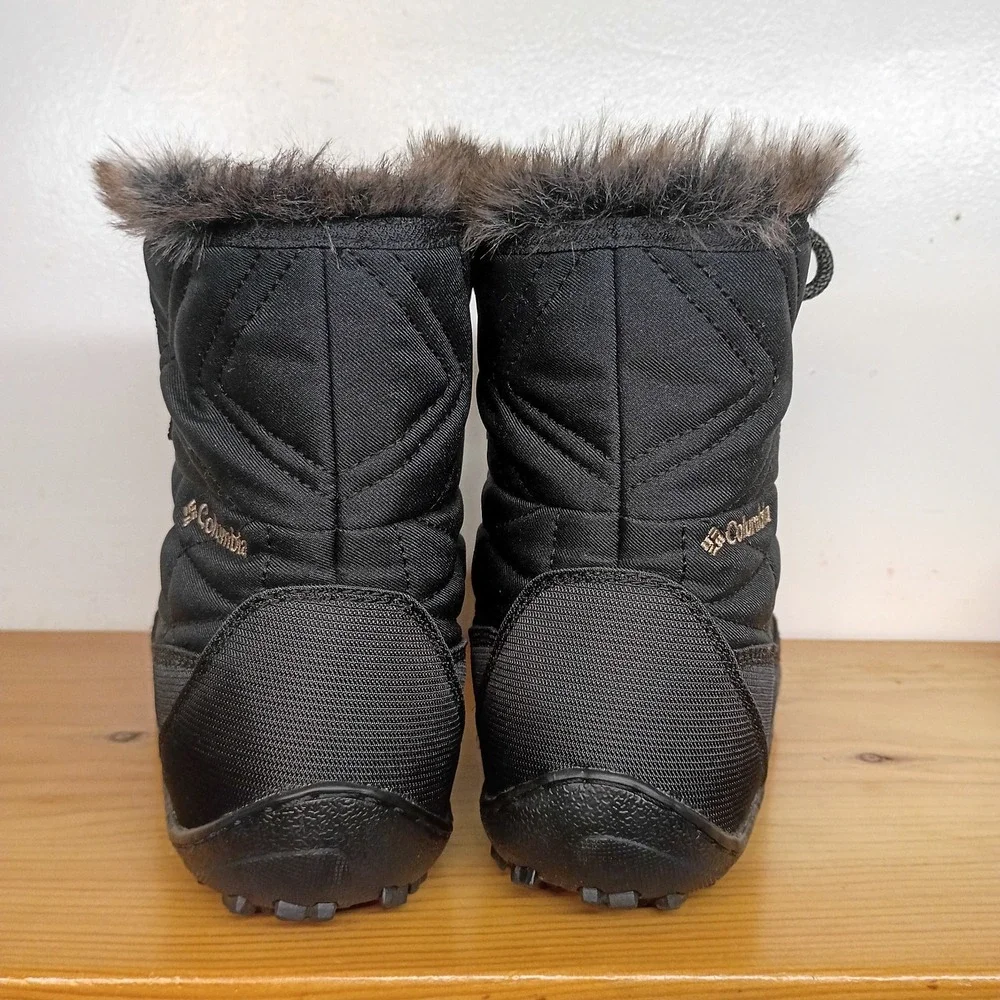 Columbia Women's Minx Shorty III Winter Boots Black Waterproof Omni-Heat Size 9